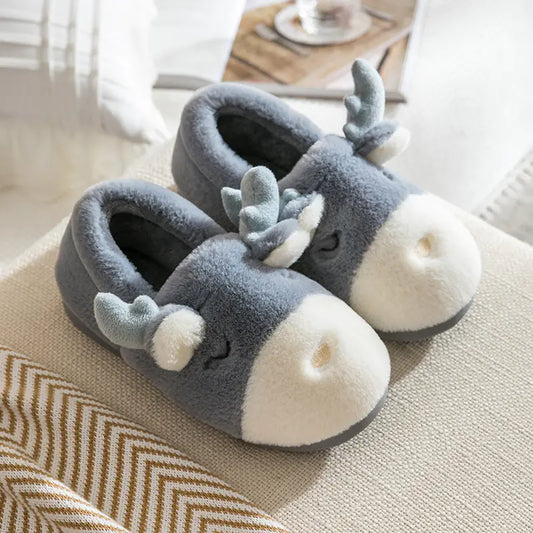 Cute Cotton Slippers for Home Use