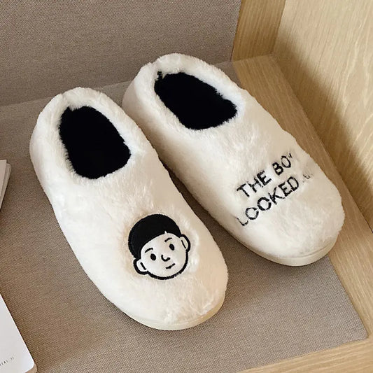 Cozy Cotton Slippers for Home Use