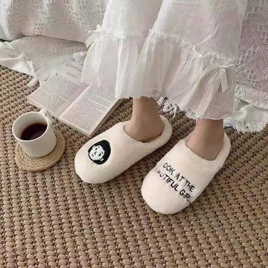 Cozy Cotton Slippers for Home Use